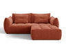 Sofá rinconero modular Formentera 240 cm, rojo 5182935