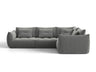 Sofá rinconero modular Formentera 320 cm derecho, gris oscuro 5183307