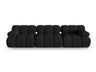 Sofá modular Ibiza 4 plazas, negro Sonic 19 5192708