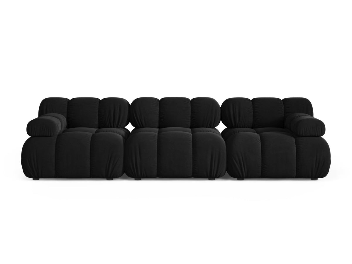 Sofá modular Ibiza 4 plazas, negro Bluvel 19 5192728