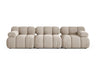 Sofá modular Ibiza 4 plazas, marrón claro Bluvel 30 5192991
