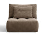 Sillón modular Formentera, marrón 5194428