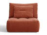 Sillón modular Formentera, rojo 5194438