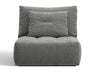 Sillón modular Formentera, gris oscuro 5194441