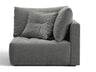 Módulo de sofá Formentera 110 cm, gris oscuro 5194531